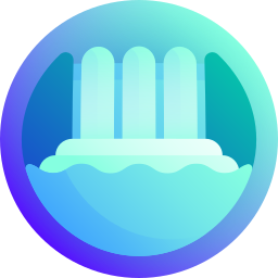 Hydroelectric dam icon