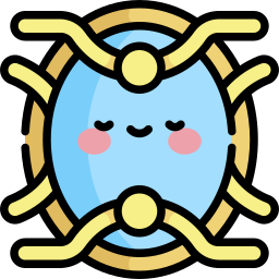 Magic mirror icon