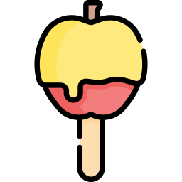 Caramelized apple icon