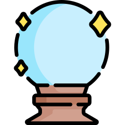 bola de cristal icono