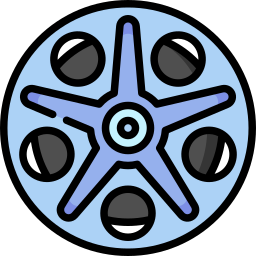 Movie reel icon