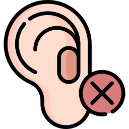 głuchota ikona