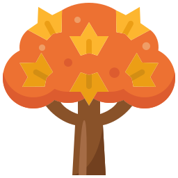 Осеннее дерево иконка