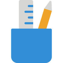 Pencil case icon