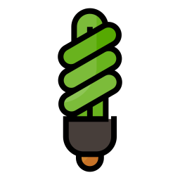 Eco light icon