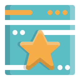 valutazione web icona