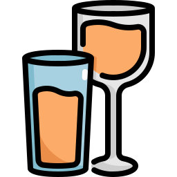 Glass of water icon