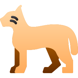 Wild cat icon