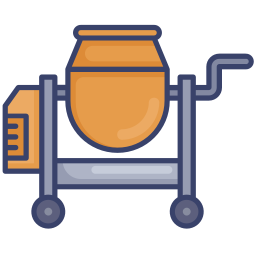 Cement mixing icon