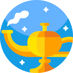 Magic lamp icon