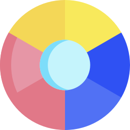 roda de cores Ícone