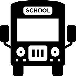 autobús escolar icono