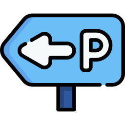 Parking sign icon