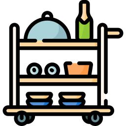 Food trolley icon