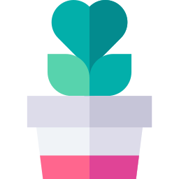 Flower pot icon