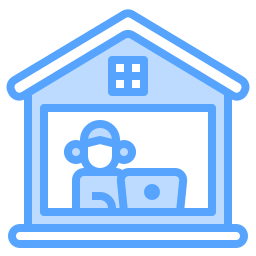 Work from home icon