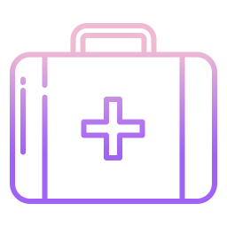 First aid kit icon