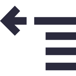 Text alignment icon