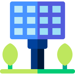 Solar panel icon