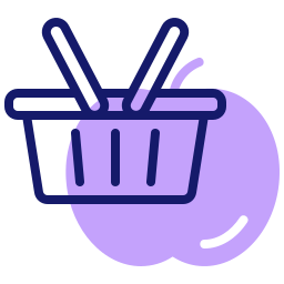 Shopping baskets icon