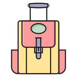 Hand luggage icon