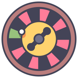roue de roulette Icône