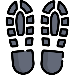 voetafdruk icoon