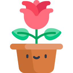 Flower pot icon