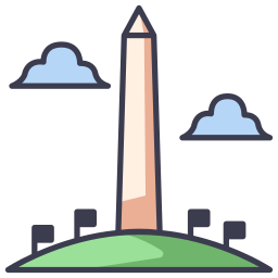 Washington monument icon