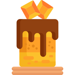 Chocolate cake icon