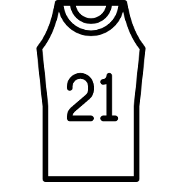 camiseta de basquete Ícone