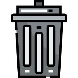 Garbage bin icon