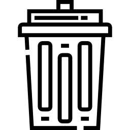 Garbage bin icon