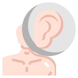 Мочка уха иконка