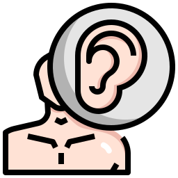 lobe d'oreille Icône