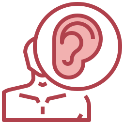 lobe d'oreille Icône