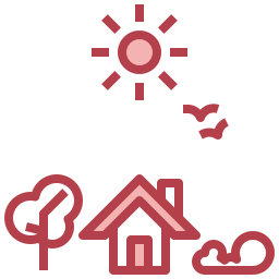 cielo limpio icono