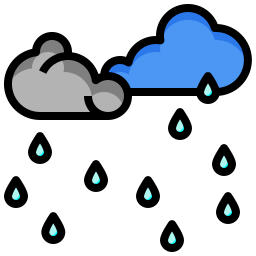 pioggia leggera icona