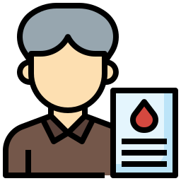 Blood test icon