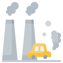 Загрязнение воздуха иконка