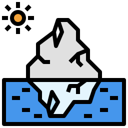 iceberg icono