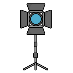 Studio lighting icon