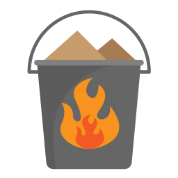 Sand bucket icon