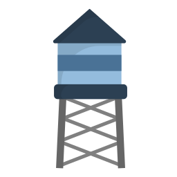 Water tower icon