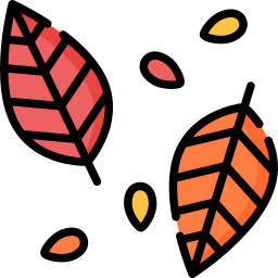 feuilles sèches Icône