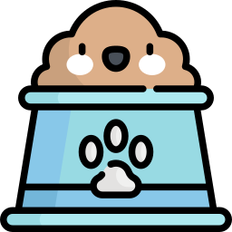 Pet bowl icon