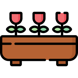 Flower pot icon