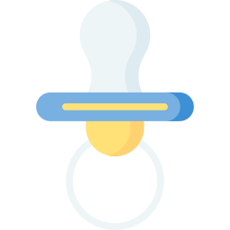 Baby pacifier icon