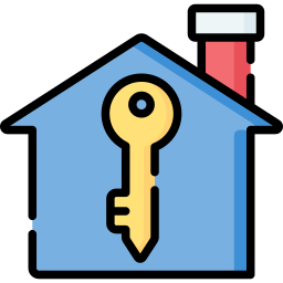 clé de la maison Icône
