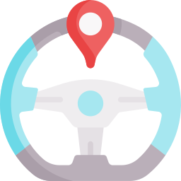 Steering wheel icon